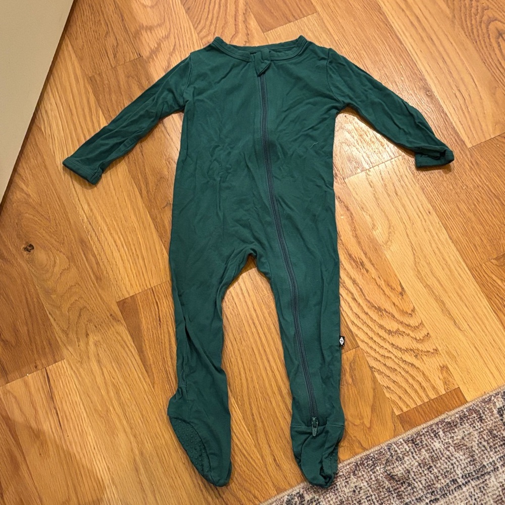 Kyte BABY Forest Green 6-12M Footie